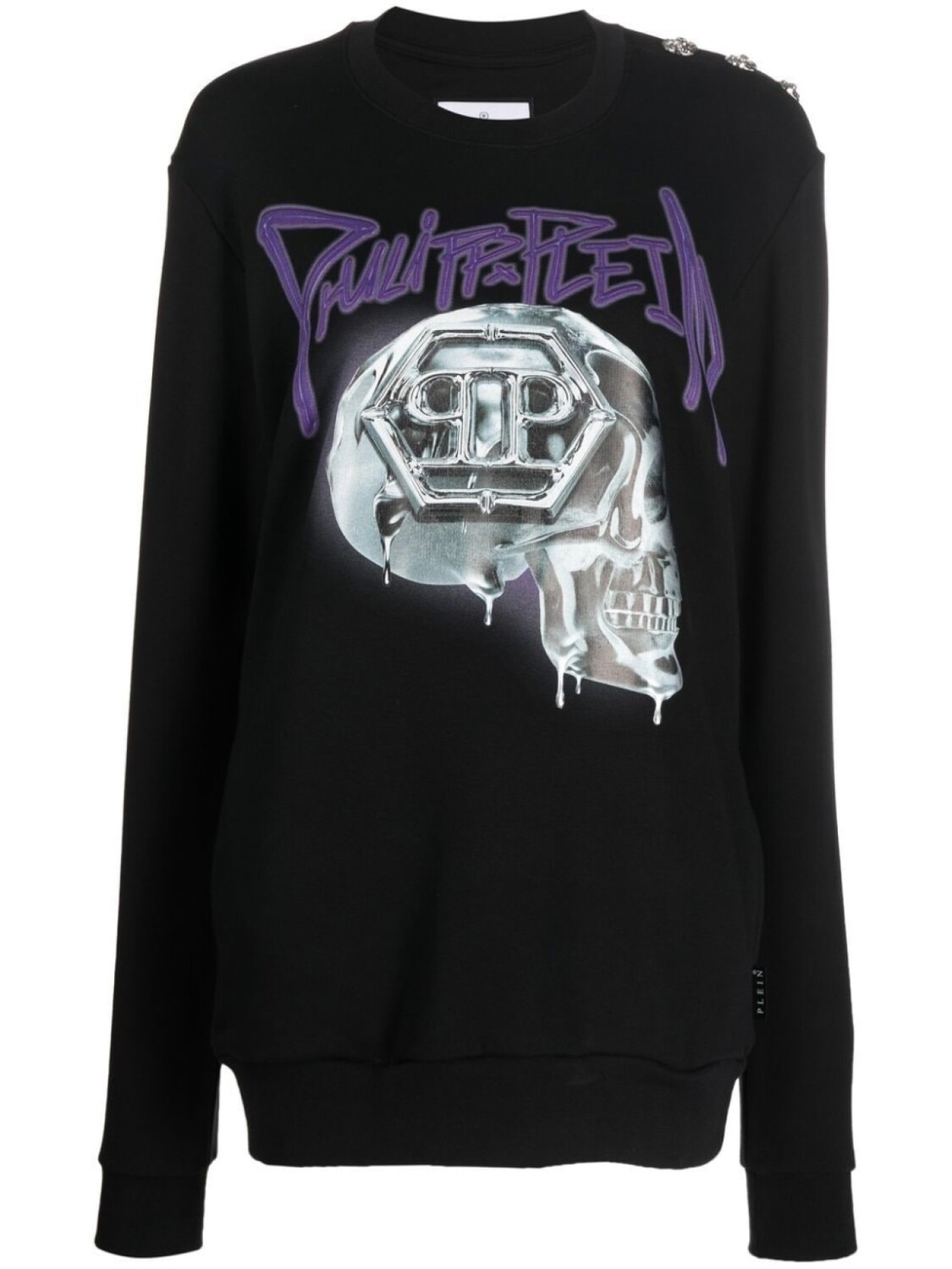 

Philipp Plein толстовка Oversize Skull, черный