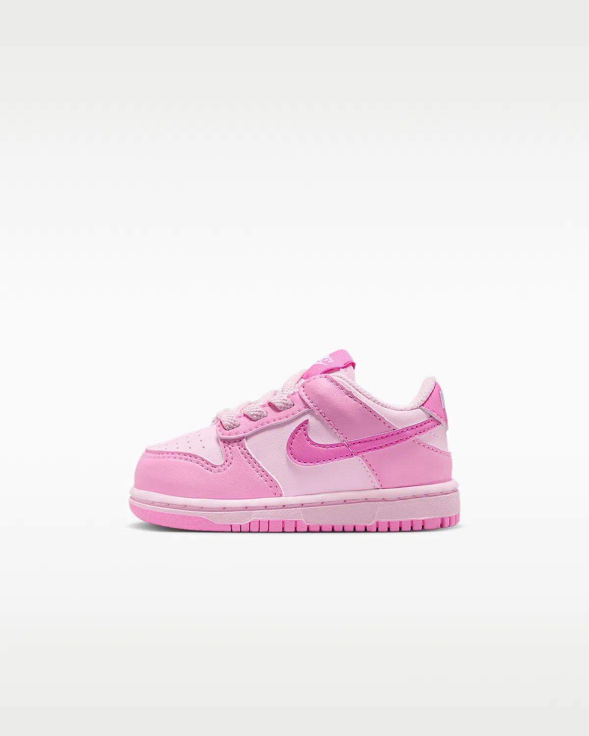 Кроссовки Nike Dunk Low для малышей, Pink Rise/Pink Foam/White/Playful Pink