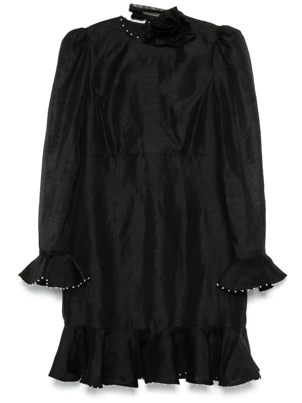

Платье мини Crush Flower ZIMMERMANN, черный