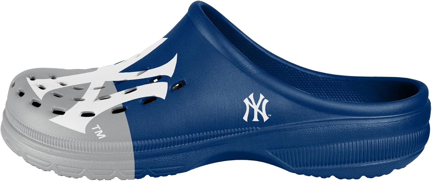 Мужские сабо FOCO MLB с крупным логотипом и цветными блоками, New York Yankees — фото 3