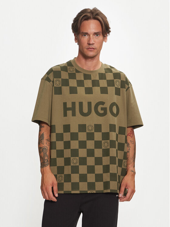 

Футболка свободного кроя Hugo, зеленый