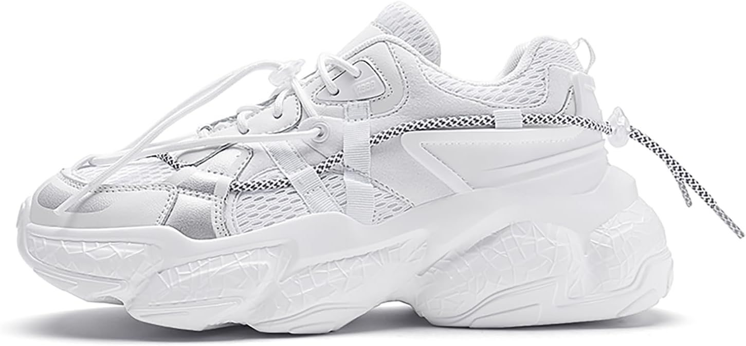 

MFCT Теквир Стритвир Мужские городские массивные кроссовки, белый