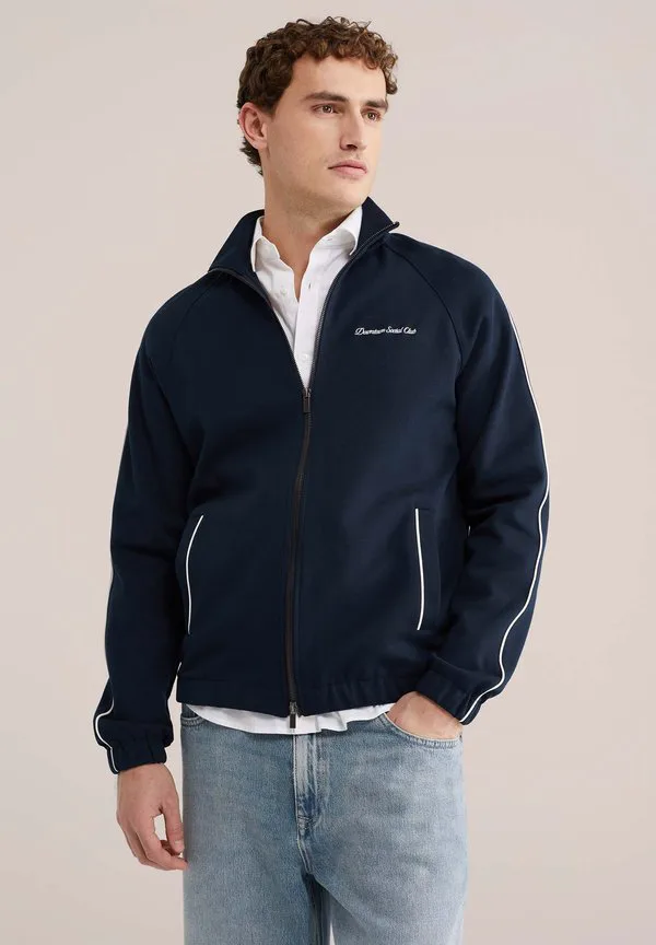 

Толстовка на молнии We Fashion, Dark Blue, Серый, Толстовка на молнии We Fashion, Dark Blue