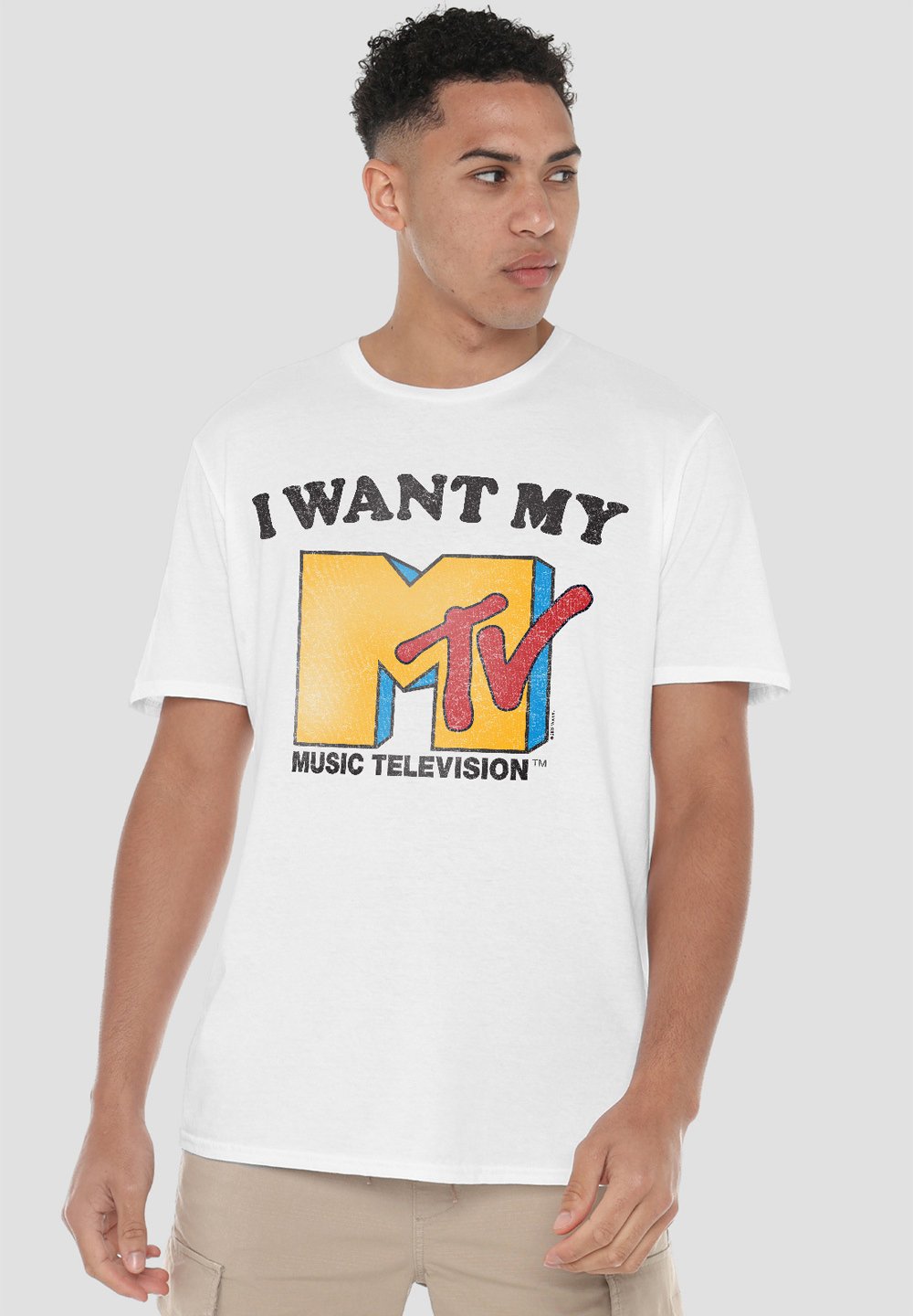 

Футболка с принтом I WANT MY MTV Cotton Soul, белый