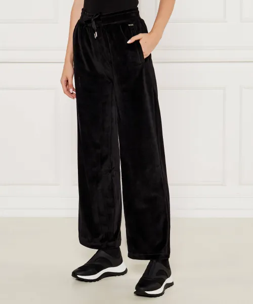 

Бархатные спортивные штаны Flare fit Boss, черный