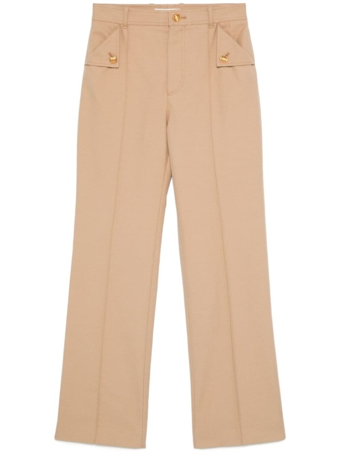 

Хлопковые брюки Chloé, серый