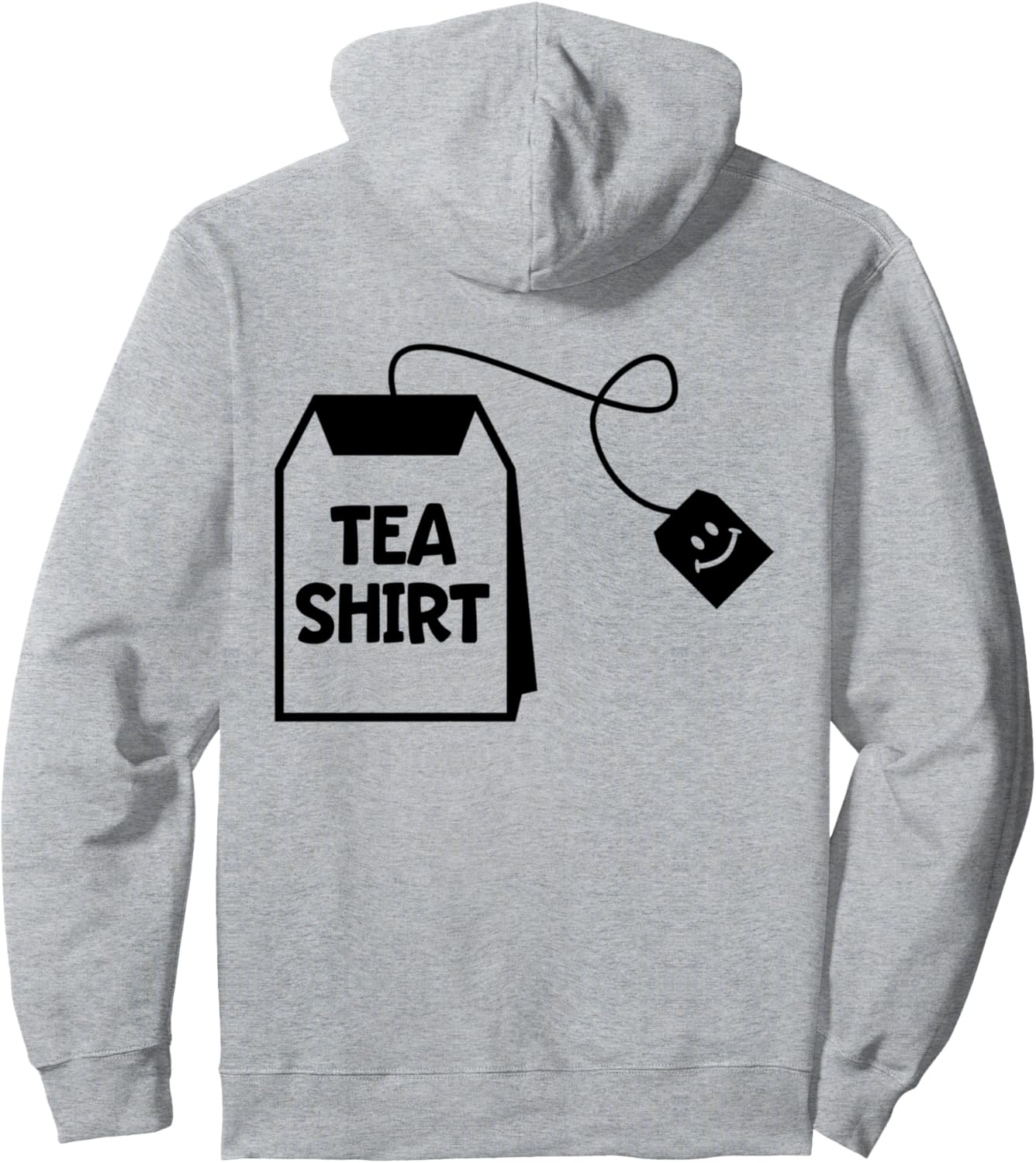 

Толстовка худи Funny Tea Drinker Gift, серый