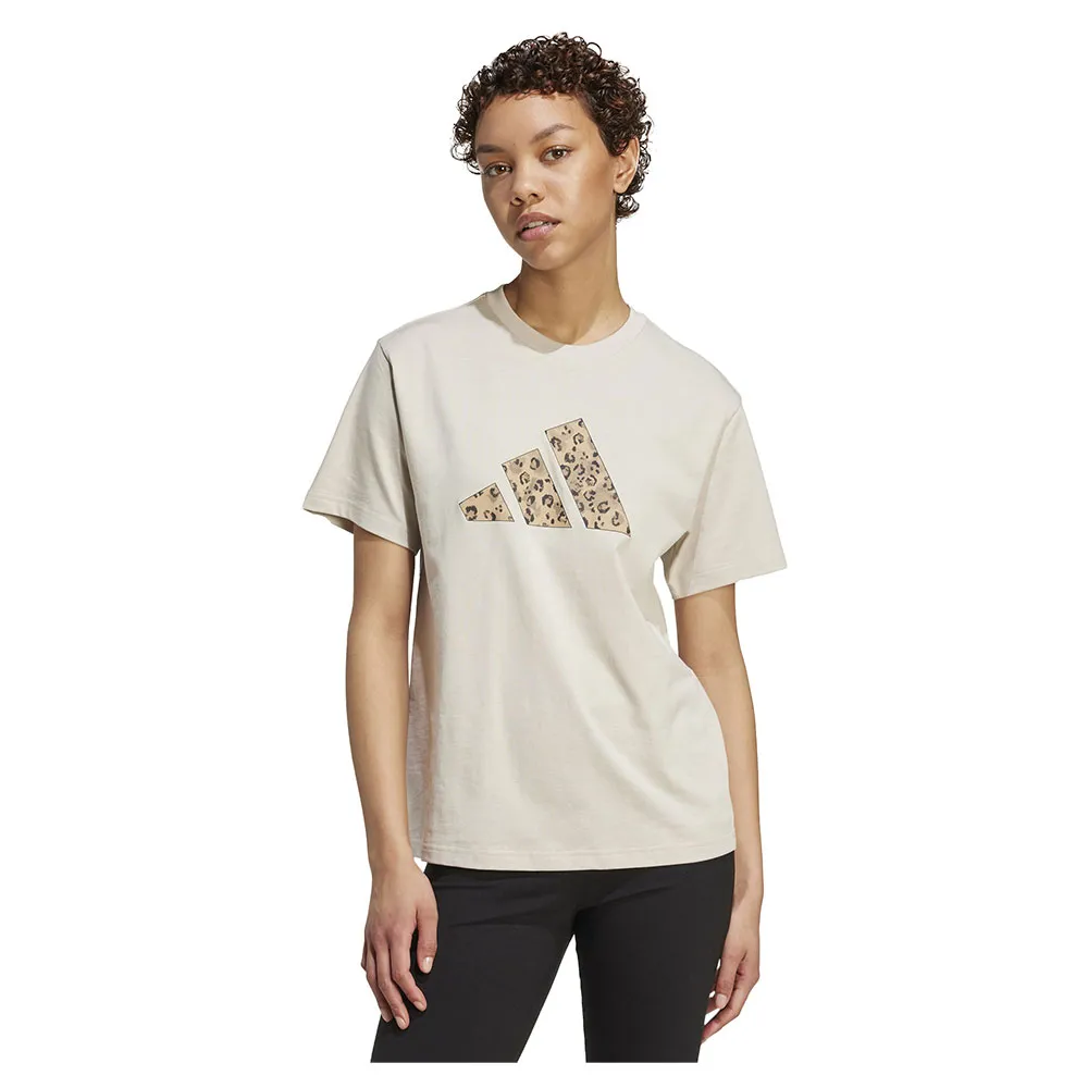 

Футболка с коротким рукавом adidas Animal Graphic, бежевый