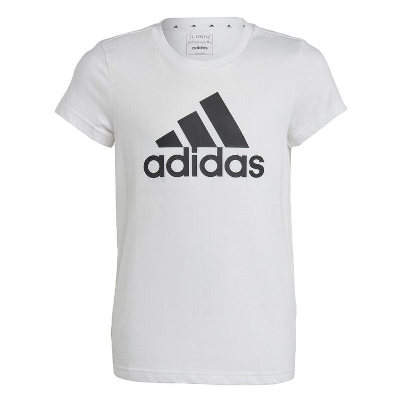 

Хлопковая футболка Essentials с большим логотипом ADIDAS, цвет schwarz