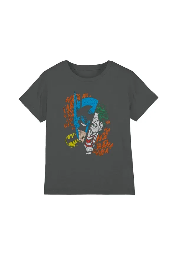 Футболка Dc broken visage print t-shirt Cotton Soul, антрацит