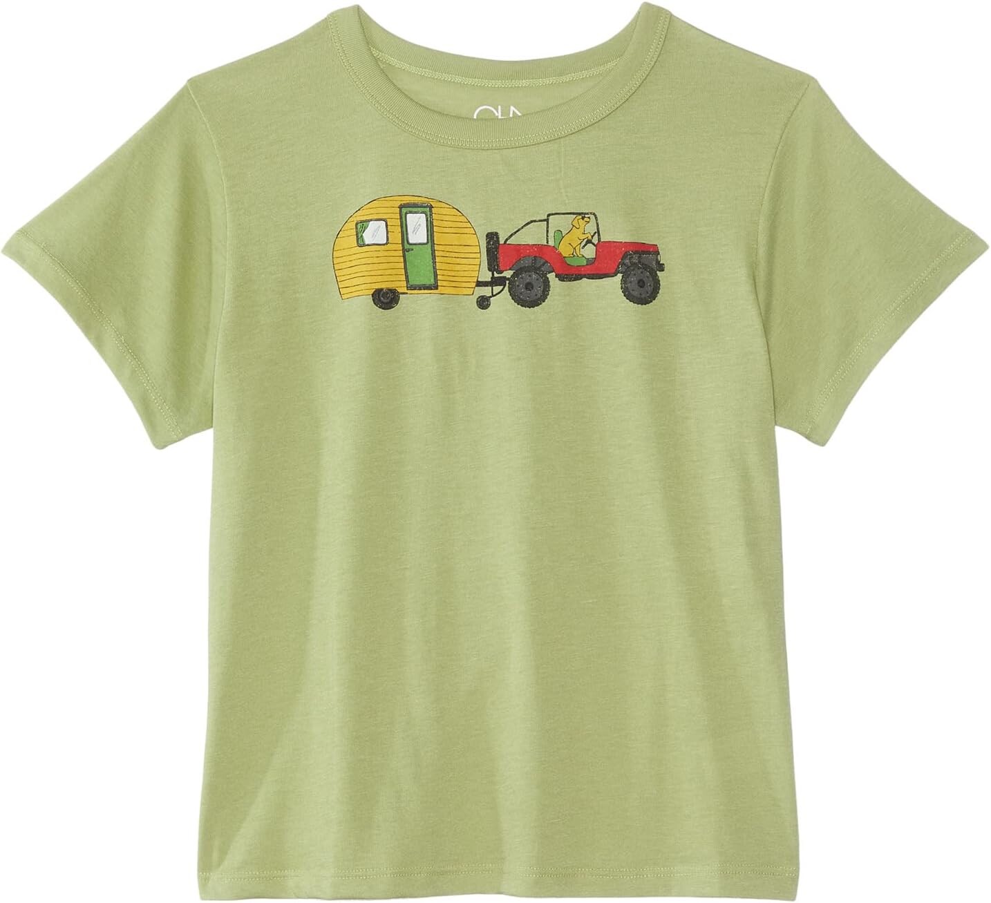 

Футболка Chaser Kids Jeep Dog Tee, цвет Pale Fern