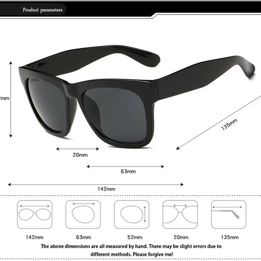 

Модные женские солнцезащитные очки в простом ретро-стиле с зеркальными линзами для защиты глаз от ультрафиолета UV400, черные, один размер TYUVIVO, Black