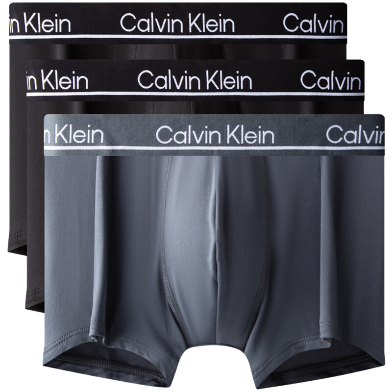 

Calvin Klein Мужские боксеры, цвет Buffalo gray / fishtail gray / space black