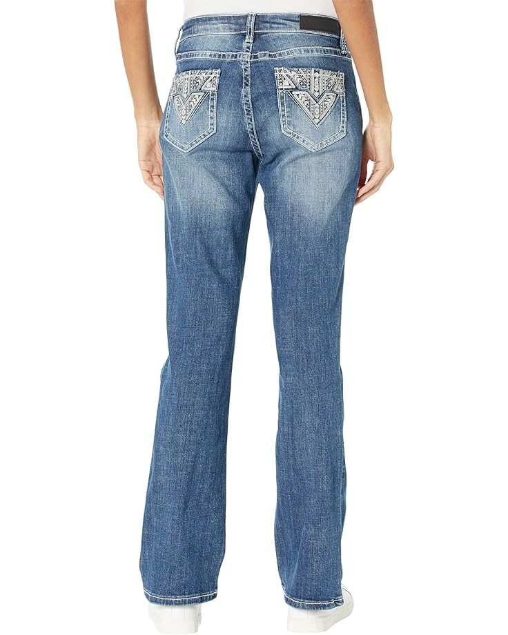 

Джинсы Rock and Roll Cowgirl Mid-Rise in Medium Wash W1-2705, цвет Medium Wash