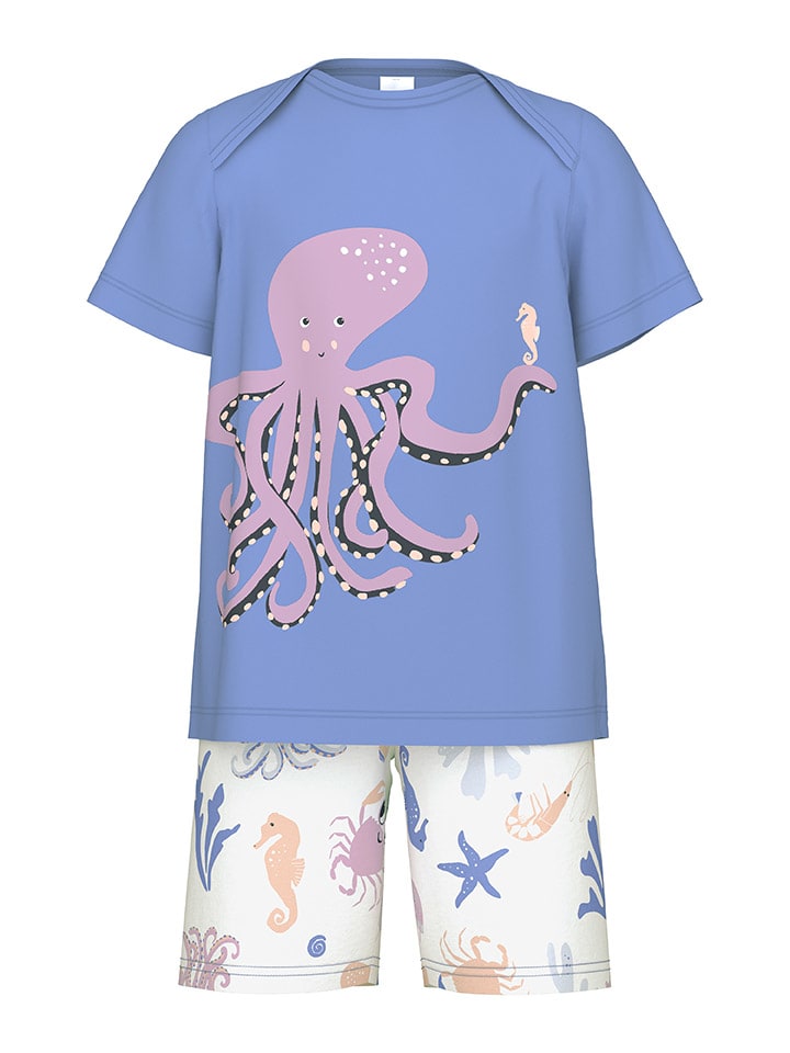 

Calida Пижама голубого/кремового цвета