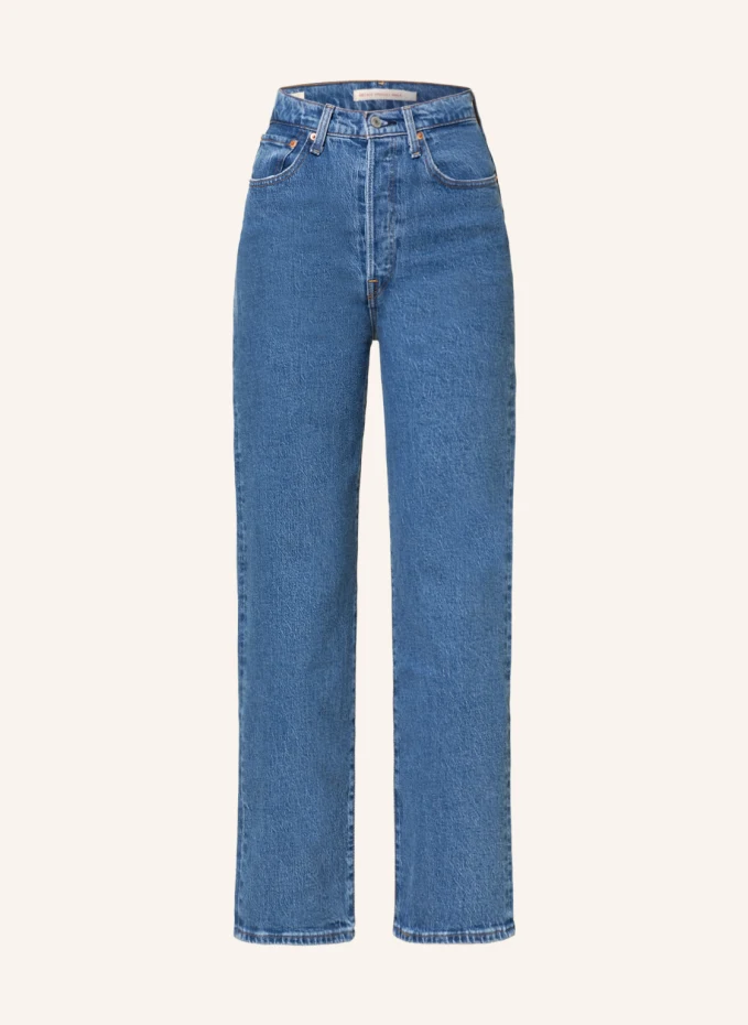 

Прямые джинсы ribcage straight ankle Levi's, синий