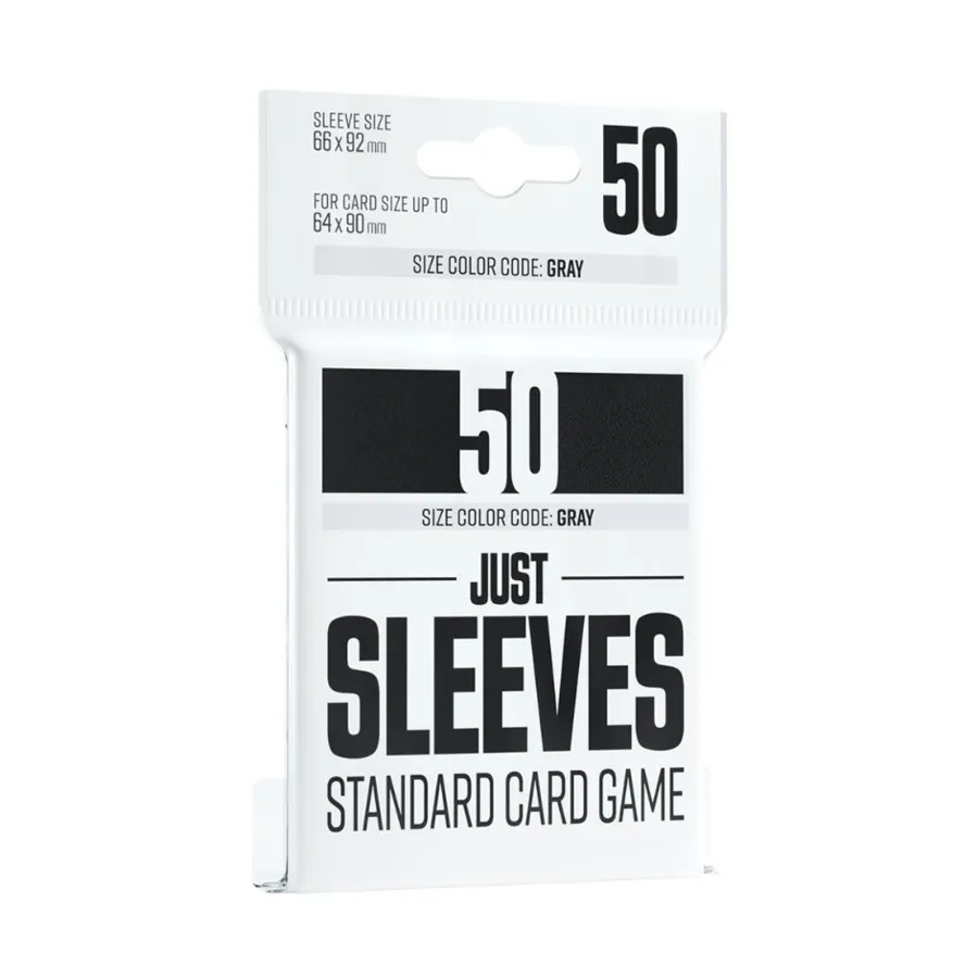 

Стандартная карточная игра 66x92 мм — черный (50 конвертов), Just Sleeves (Card Sleeves)