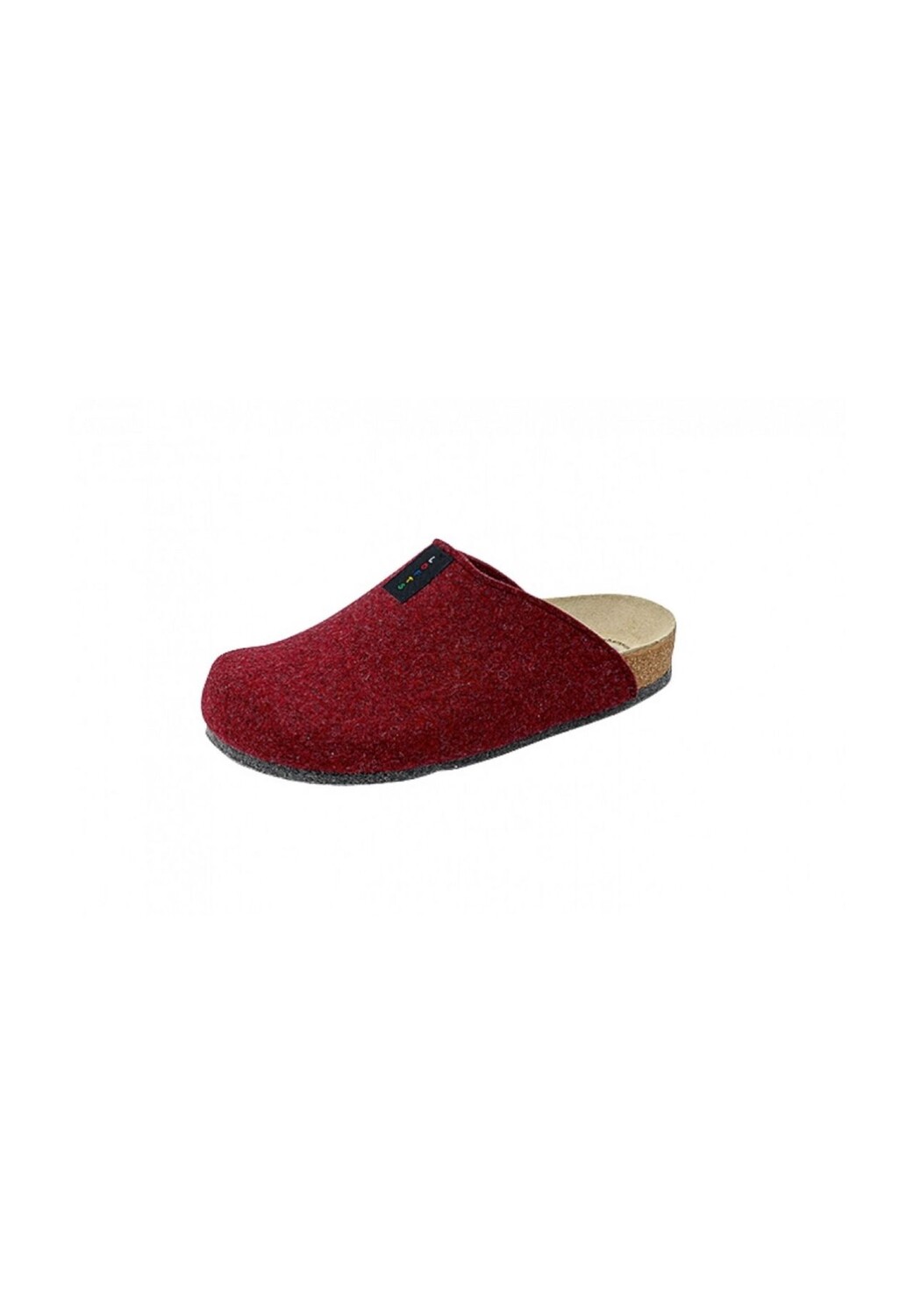 Войлочные тапочки Schuhmode Weeger, цвет Bordo