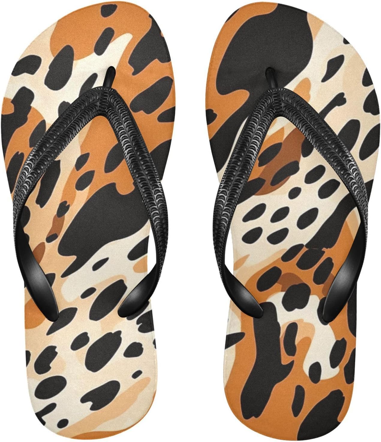 

Золотистые шлепанцы с леопардовым принтом, пляжные летние повседневные сандалии для женщин и мужчин, тапочки для душа, размер XS Kfbe
