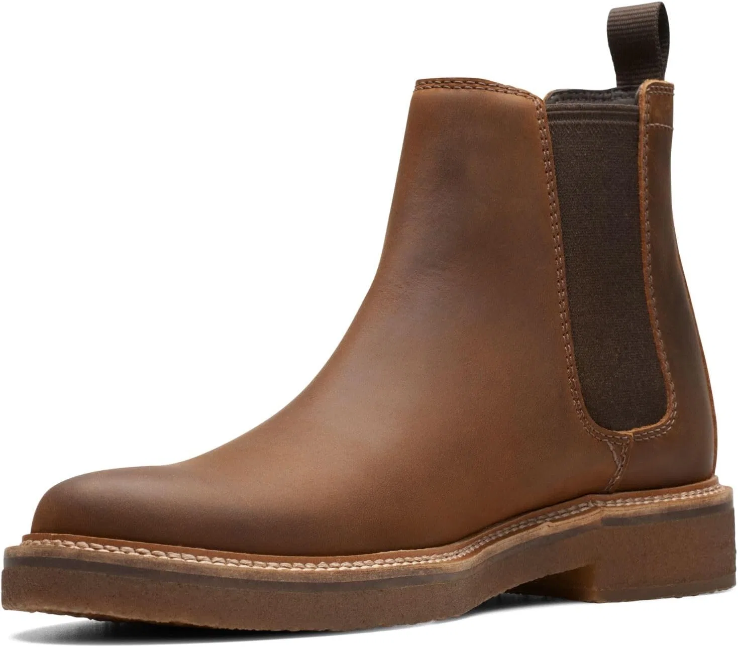 Мужские ботинки Clarks Clarkdale EasyChelsea, Beeswax Leather. — фото 2