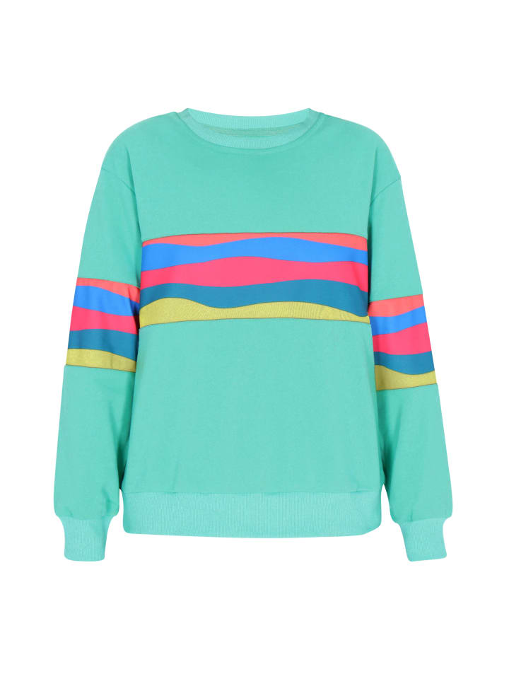 

Блузка myMo, цвет green multicolor