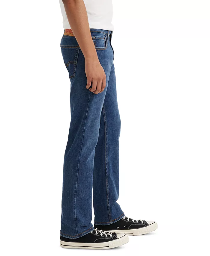 Мужские джинсы 506 Comfort Straight-Leg Stretch Levi's, синий — фото 3