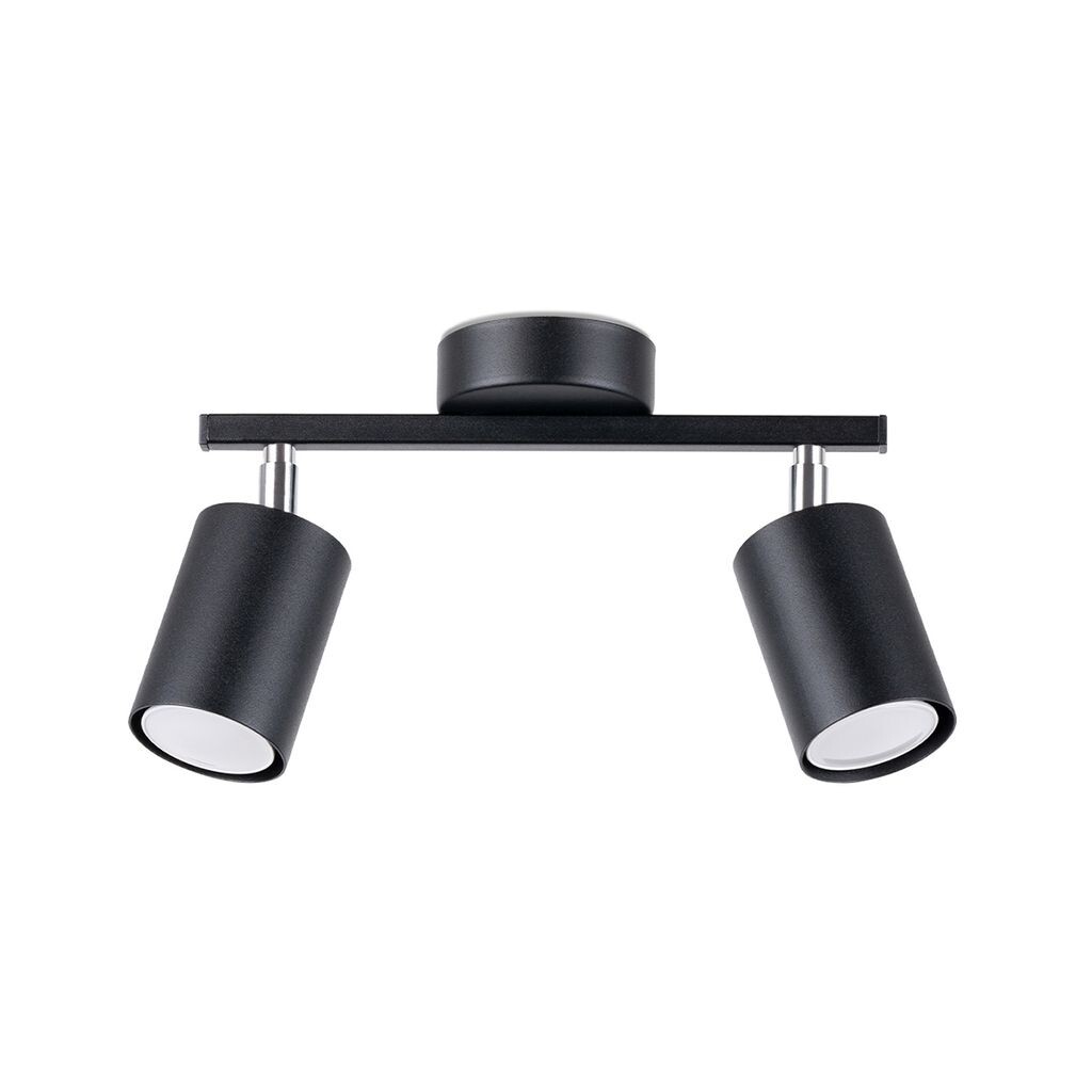 

Потолочный светильник LEMMI 2 черный 2xGU10 40Вт сталь 20х8х26см Sollux Lighting