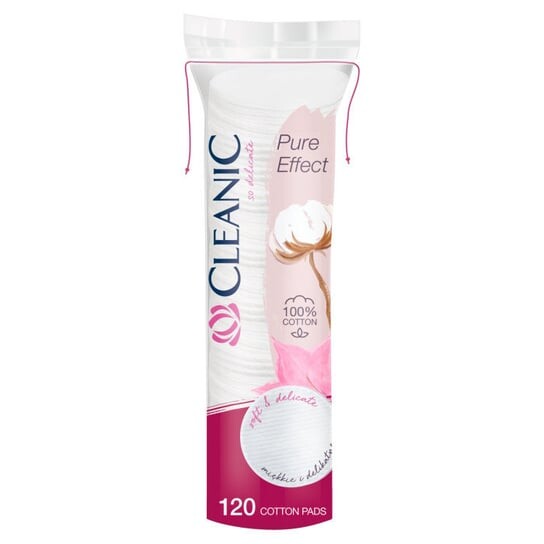 

Подушечки косметические круглые, 120 шт. Cleanic, Pure Effect