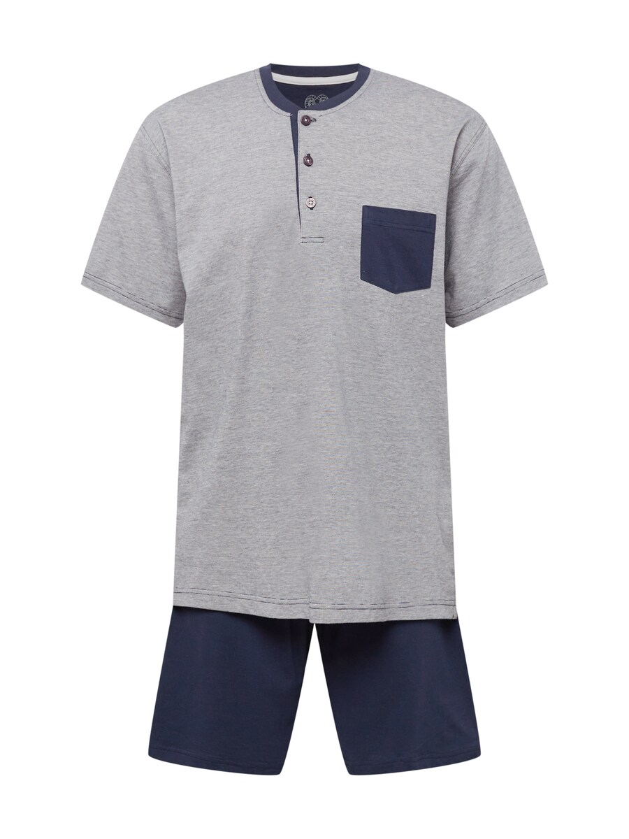 

Короткая пижама CECEBA, цвет Navy/mottled grey