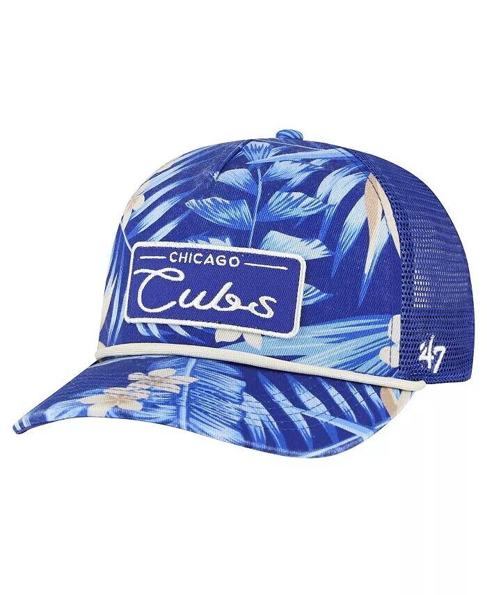 

Мужская регулируемая кепка Royal Chicago Cubs Tropicalia Trucker Hitch '47 Brand, синий