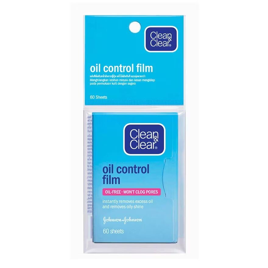 

Clean&Clear Чистая прозрачная пленка для контроля масла, 60 листов, Blue