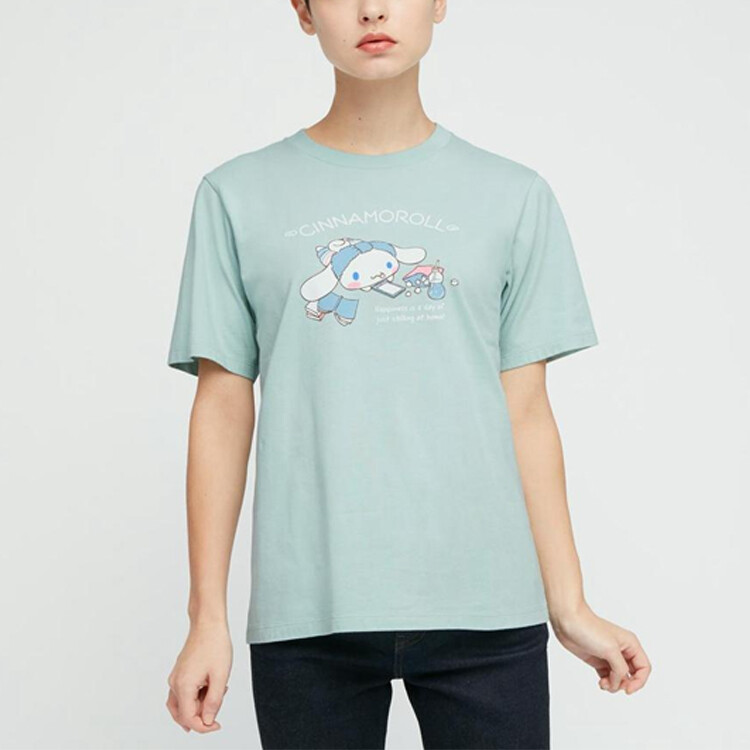 Футболка женская Verdant Green Uniqlo — фото 2