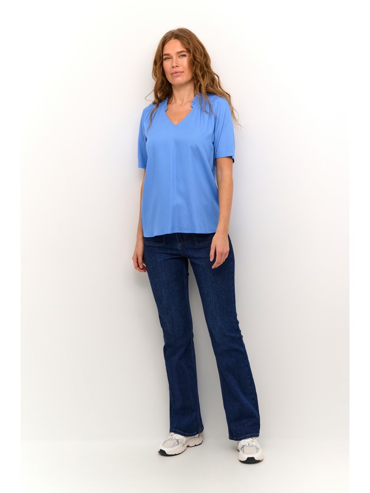 

Блузка с короткими рукавами KAtina, стандартный крой, цвет Ультрамарин Kaffe