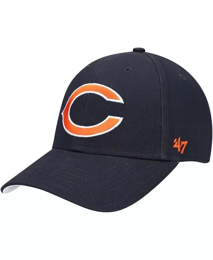 

Мальчики темно-синяя Chicago Bears базовая MVP регулируемая кепка '47 Brand