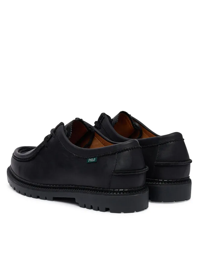Polo Ralph Lauren Обувь Jett с рифленой подошвой 803945530001 черная — фото 3