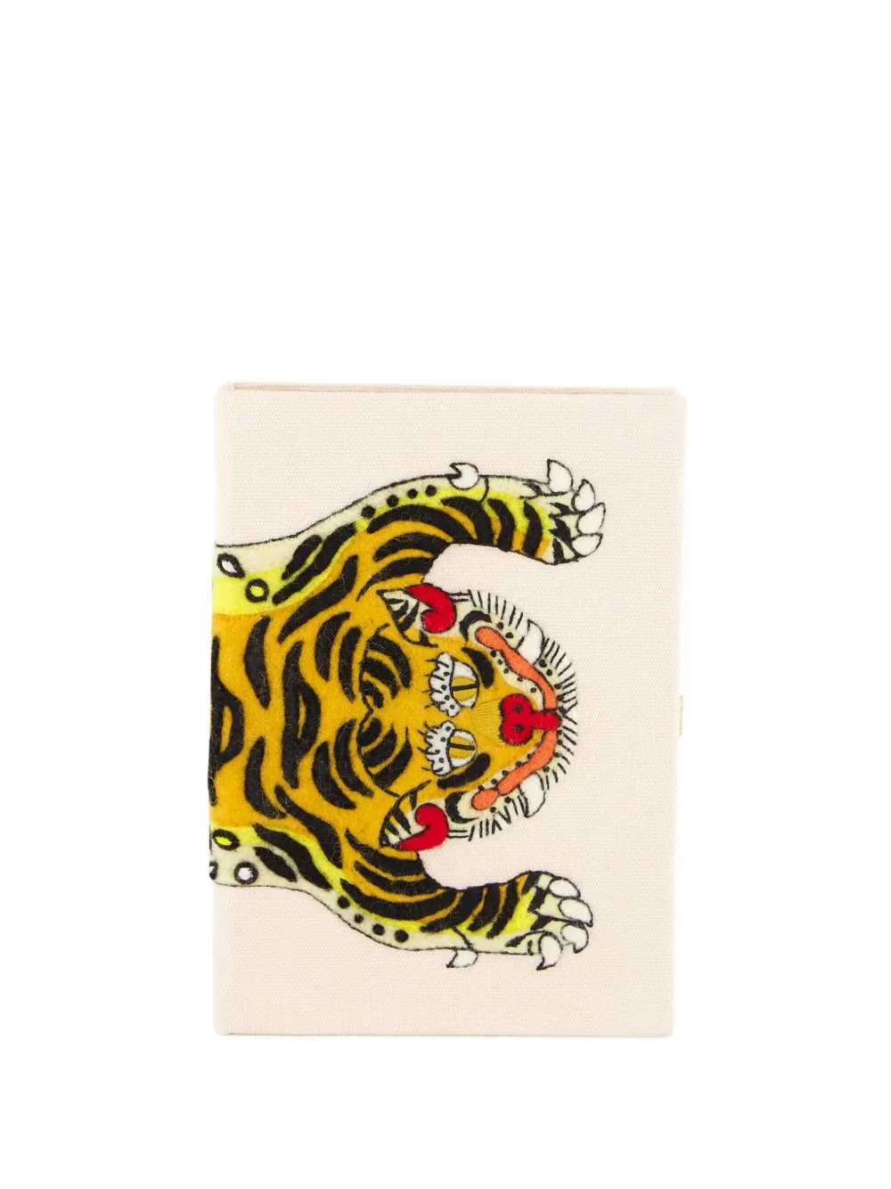

Клатч с вышивкой Tiger Olympia Le-Tan, нейтральный