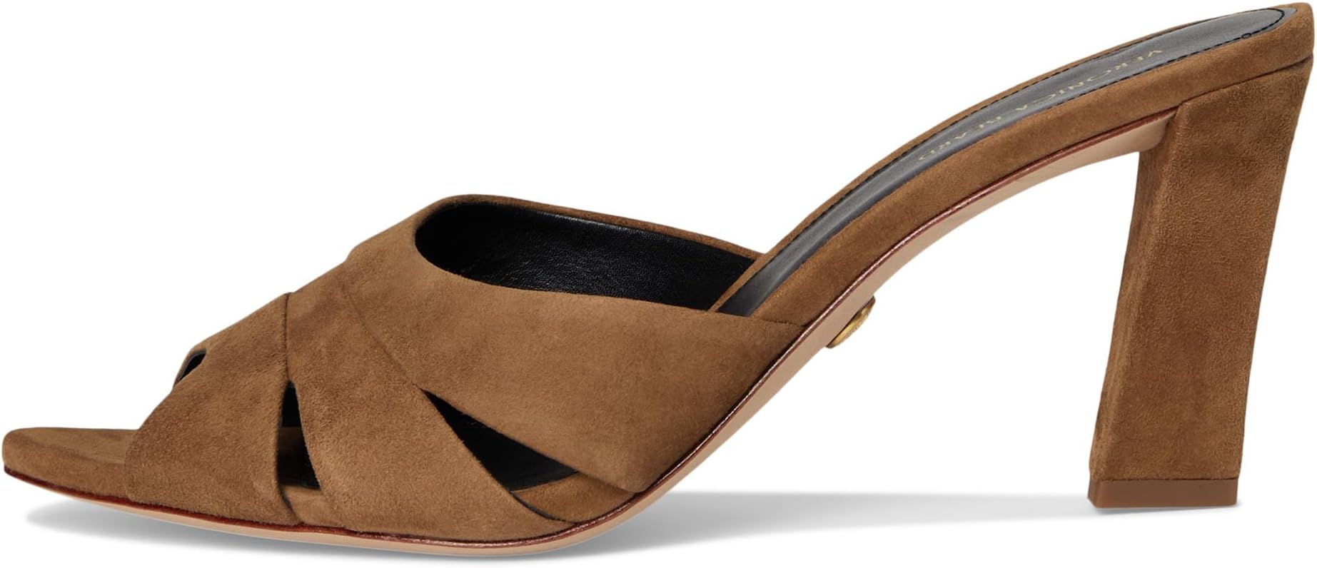 Туфли Veronica Beard Cassiel Slide Sandals, цвет Hazelwood Brown — фото 4