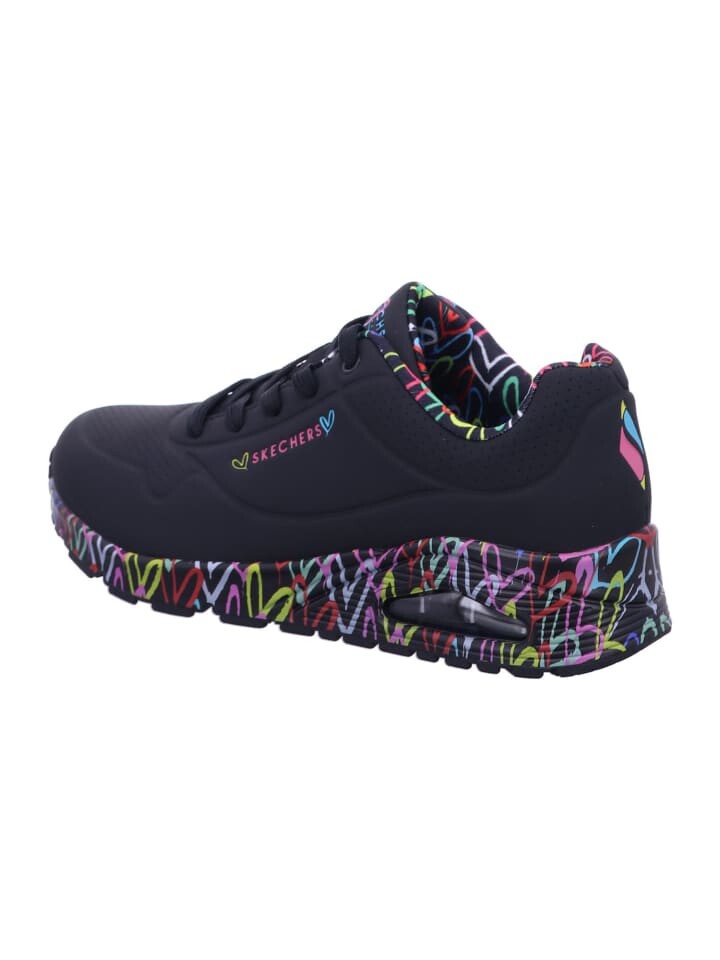 Элегантные туфли на шнуровке Skechers Damen UNO LOVING LOVE, черный — фото 3