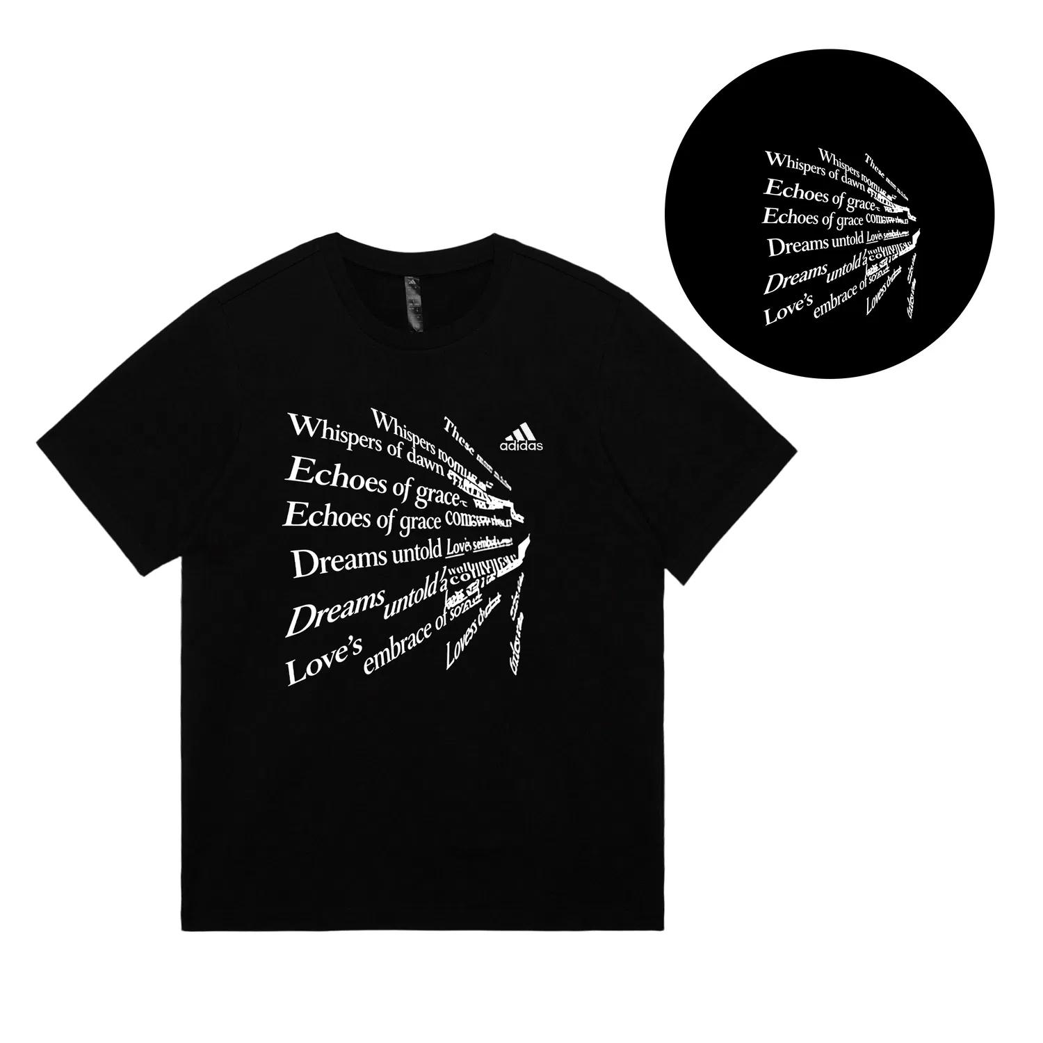 Футболка хлопковая Adidas MUST HAVES Unisex черный — фото 3