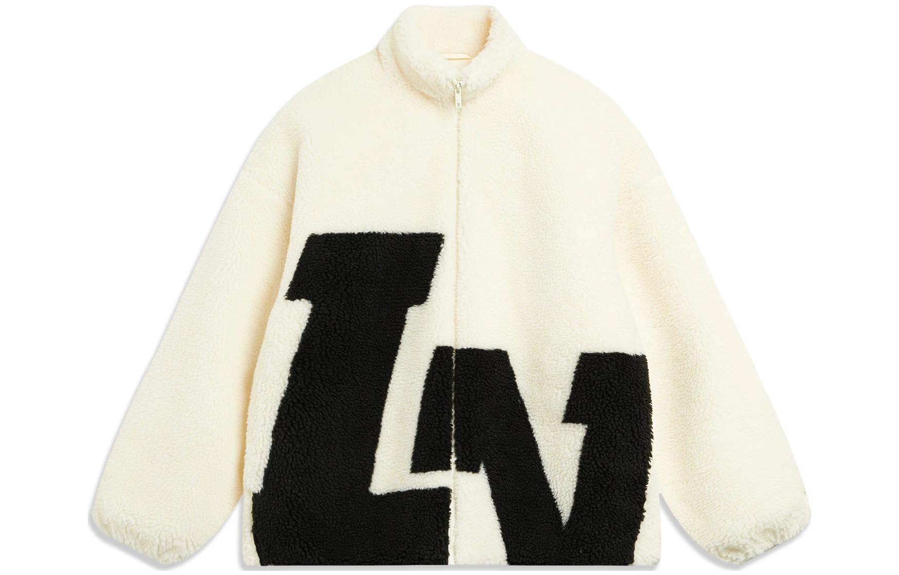 

LINING Спортивная модная куртка пуховик унисекс папирус белый, Papyrus White