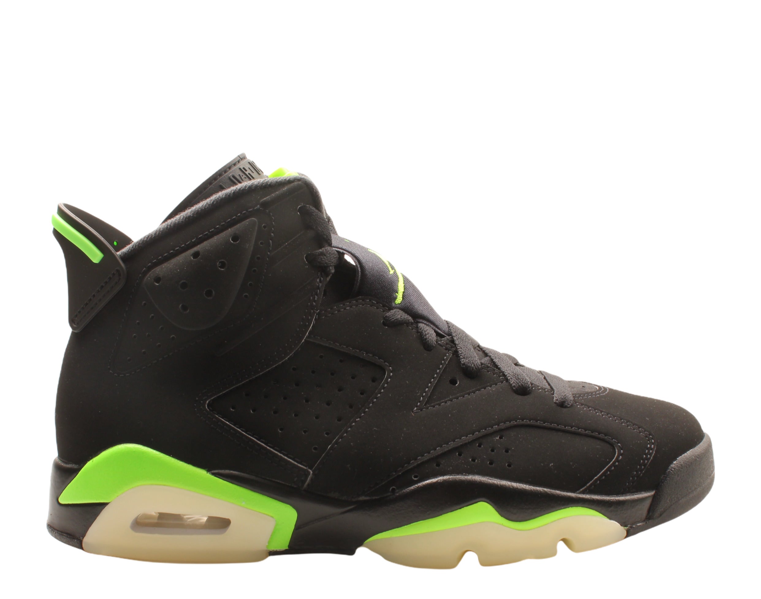 Мужские баскетбольные кроссовки Nike Air Jordan 6 Retro Black/Electric Green CT8529-003 — фото 2