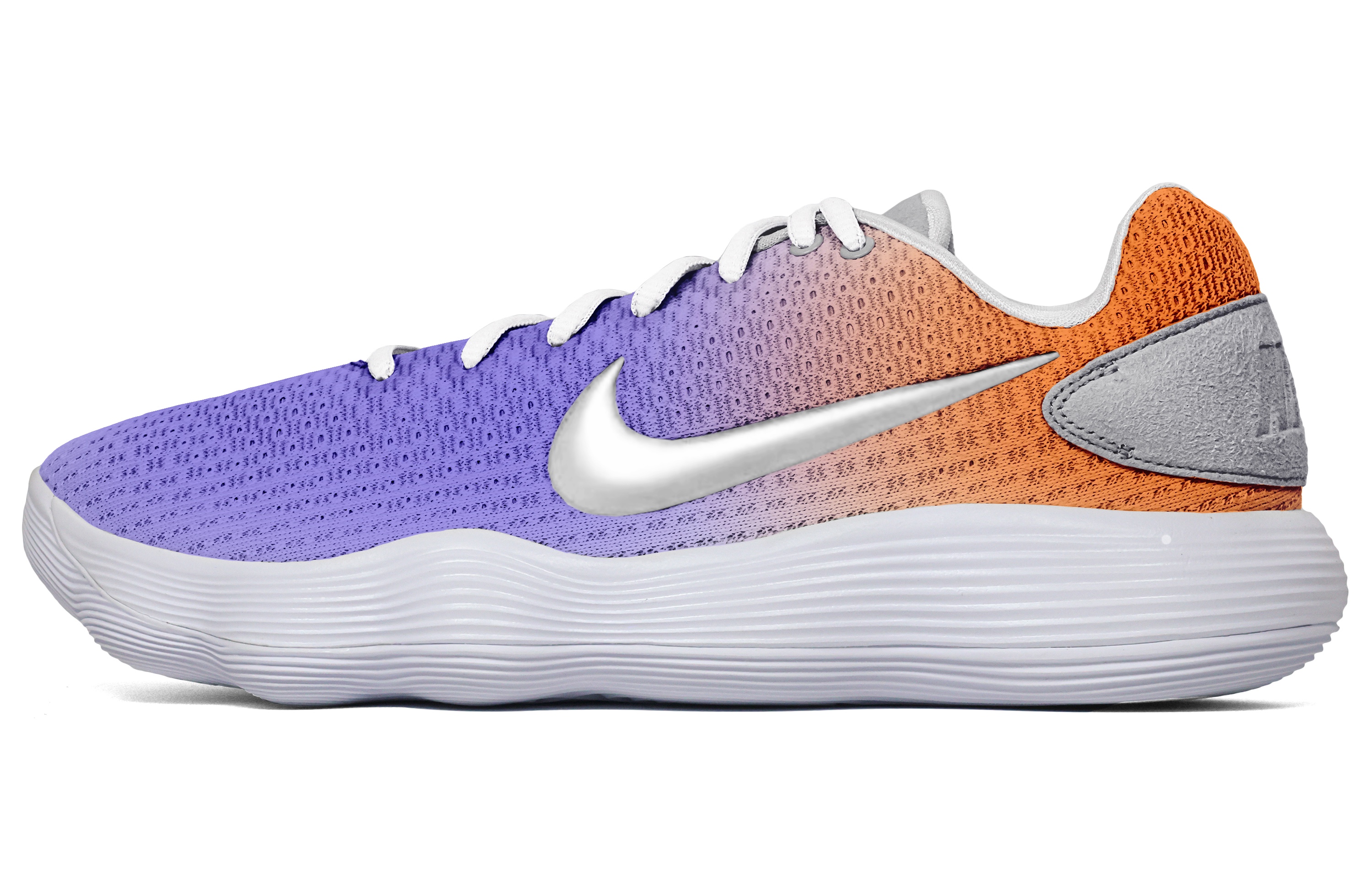 

Баскетбольные кроссовки Hyperdunk 2017 Basketball Shoes Men Low-Top White/Purple/Orange Nike