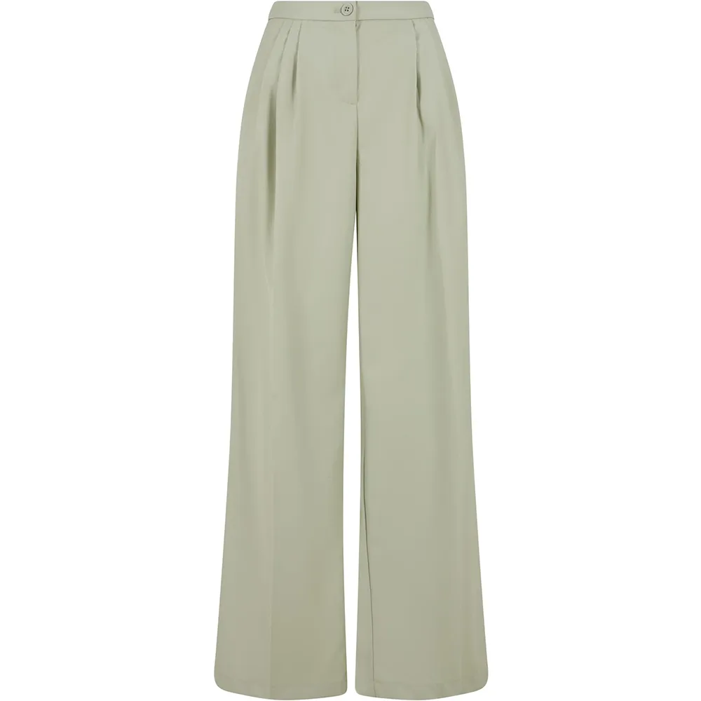 

Брюки Urban Classics Wide Leg, зеленый