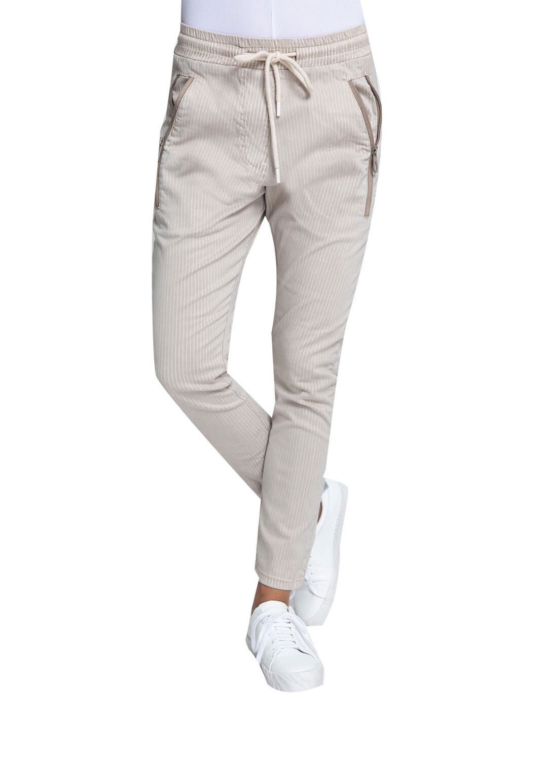 

Брюки ZHRILL Damen Jogger Pants Fabia Sand, натуральный