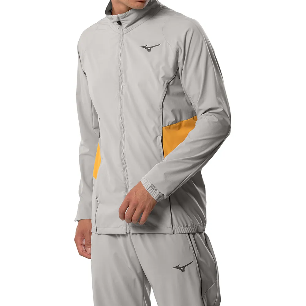 

Толстовка Mizuno Frontier Shadow Woven full zip, серый