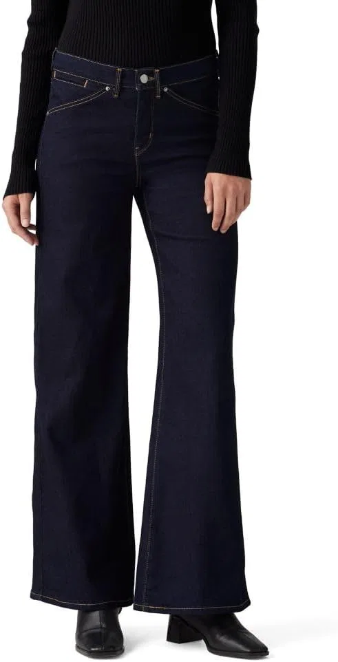 Levi's женские джинсы 318 Shaping Wide Leg, Darkest Sky