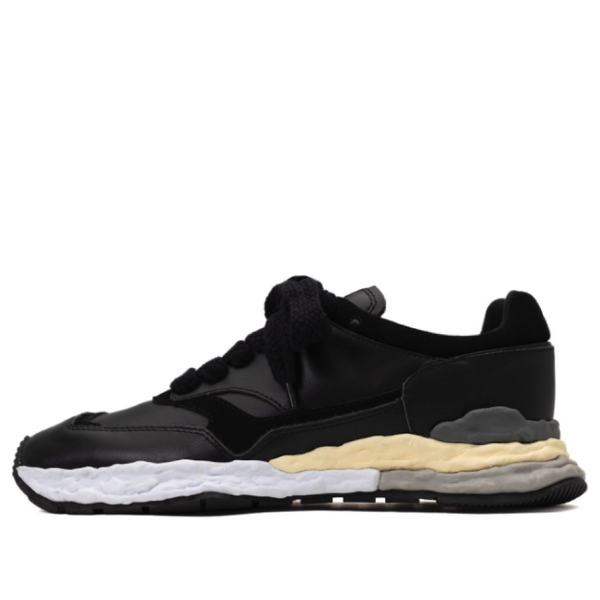 

Кроссовки george og sole leather low-top sneaker Maison Mihara Yasuhiro, черный
