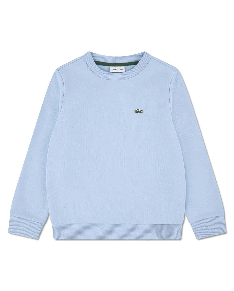 

Флисовая толстовка с круглым вырезом Core для мальчика Lacoste, синий