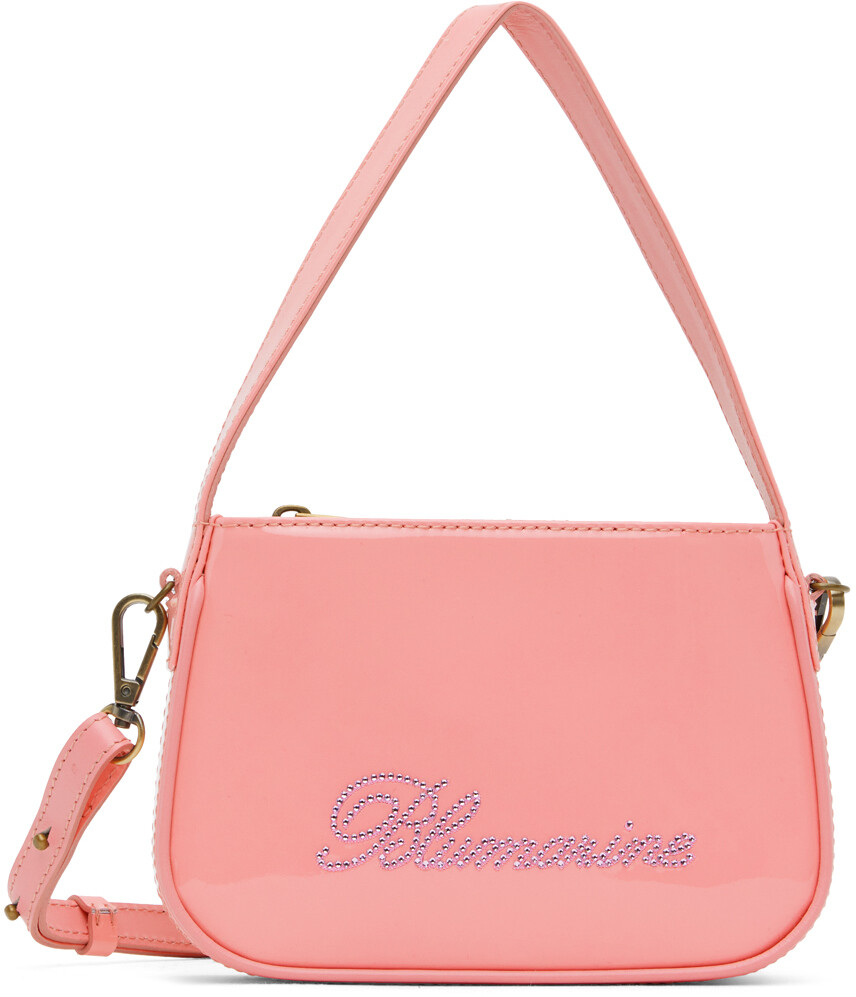 

Маленькая розовая сумка со стразами Blumarine