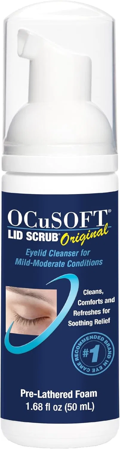 Скраб Ocusoft — Гель-пенка для век Lid Scrub Foam, 50 мл